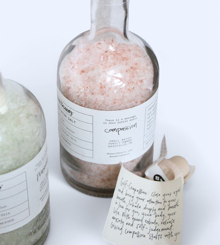 “Compassion” Pink Himalayan Salt Soak