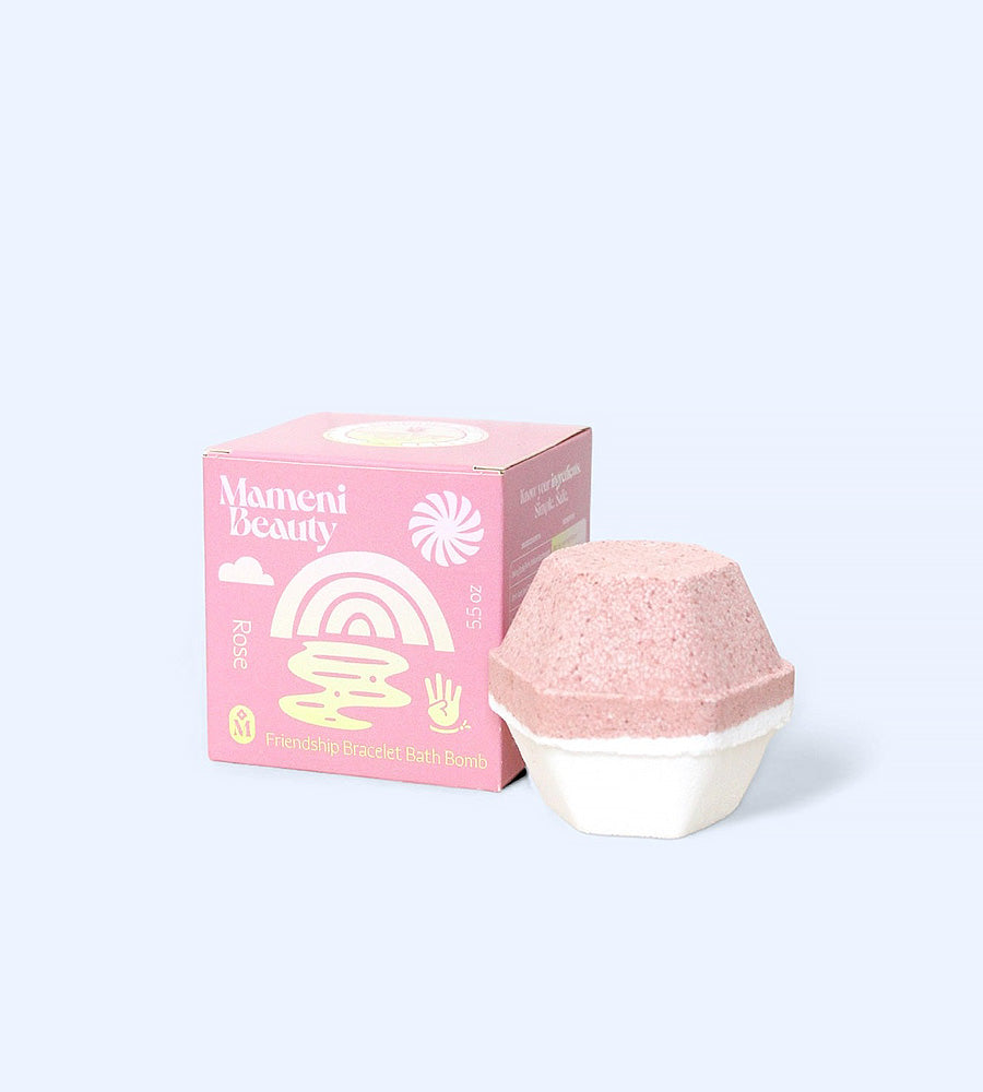 "Mom 🖤” Friendship Bracelet Bath Bomb
