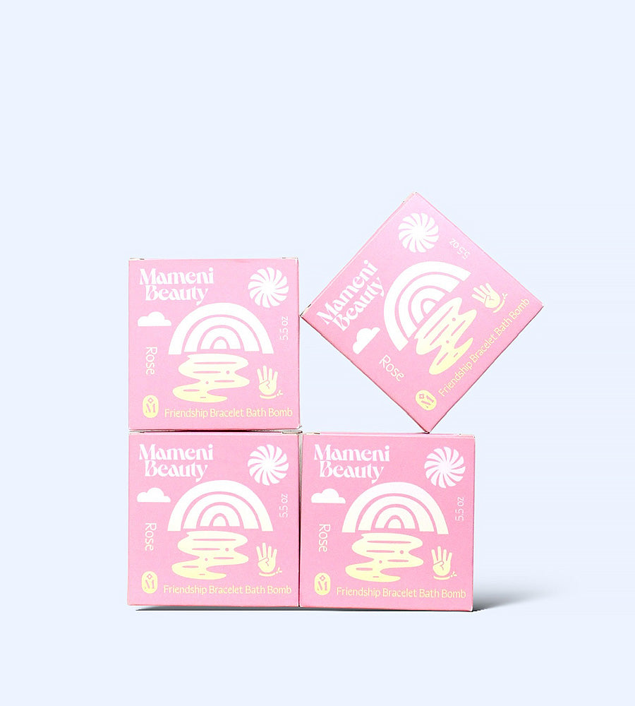 "Mom 🖤” Friendship Bracelet Bath Bomb